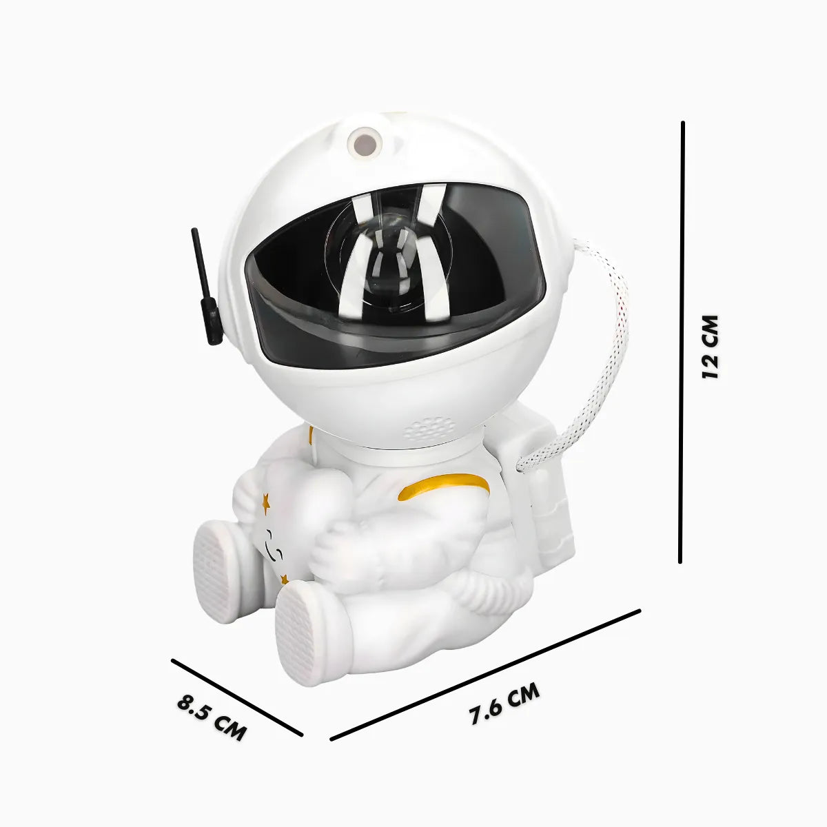 Astronauta Led Projetor Nebulosa Galáxia Estrelada