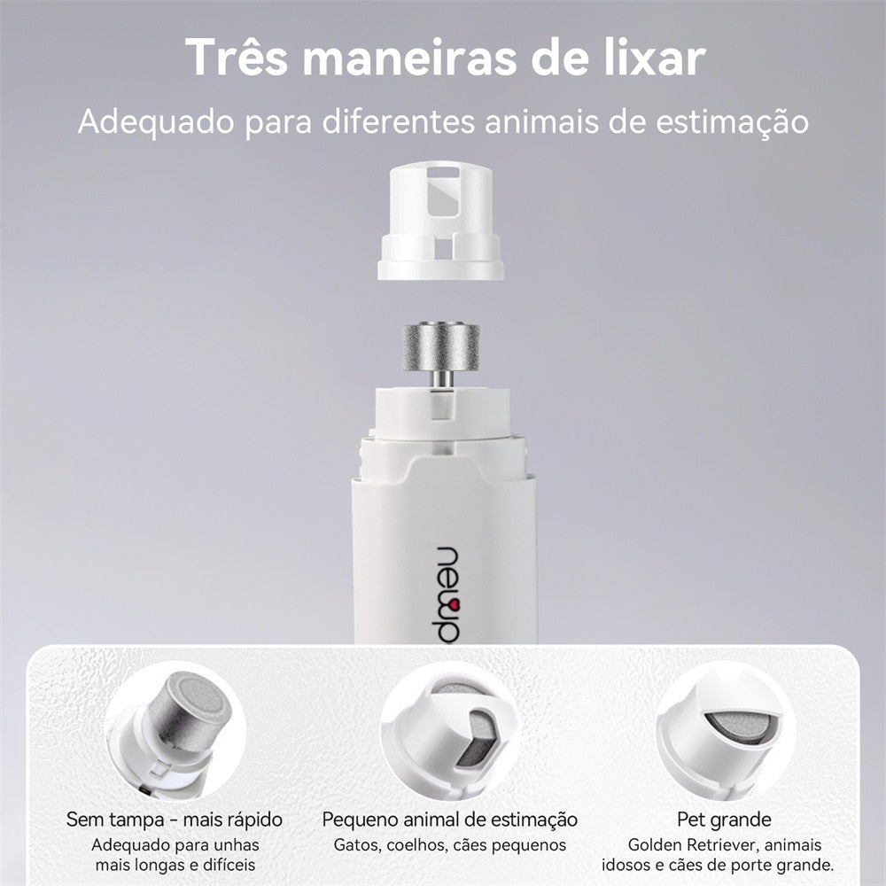 Lixa de unhas de cachorro elétrica