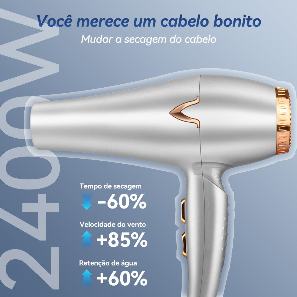 Secador de cabelo profissional 2400W