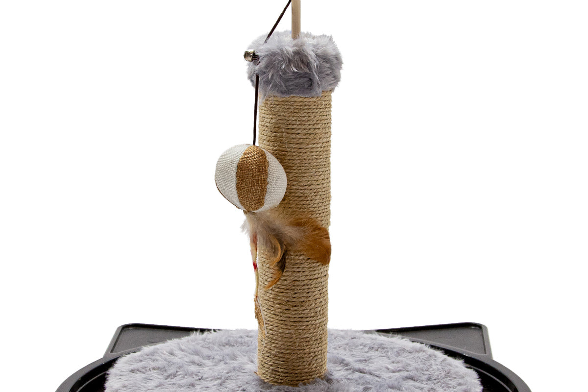 Arranhador Para Gatos Cat Bola Sustentável Luppet Cinza