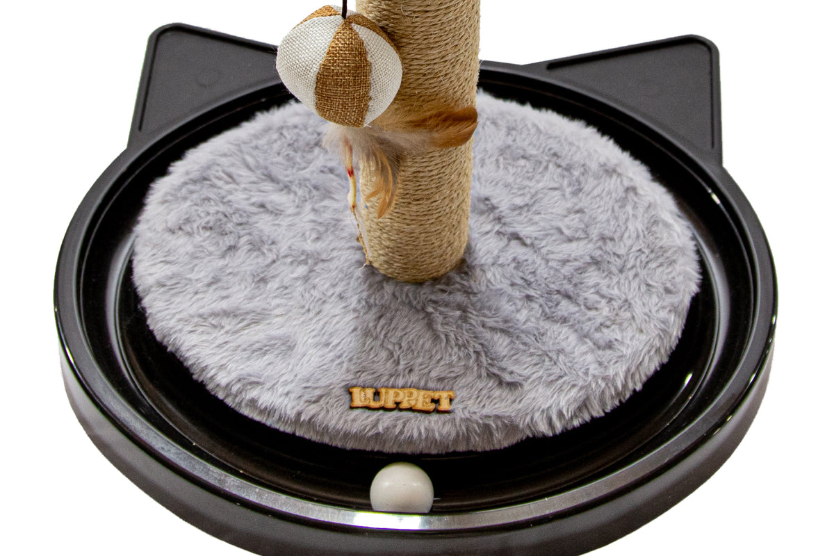 Arranhador Para Gatos Cat Bola Sustentável Luppet Cinza