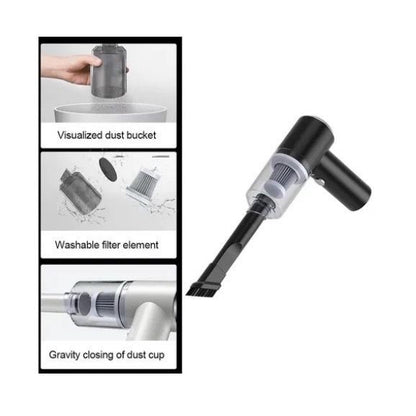 Mini Aspirador de Pó Portátil Recarregável