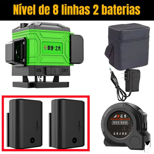 Nível de laser profissional 4D 8/16