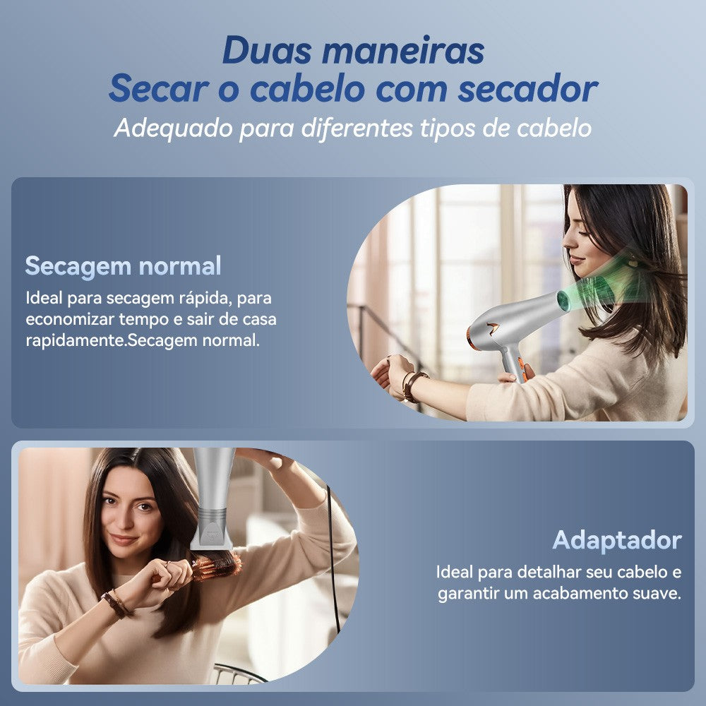 Secador de cabelo profissional 2400W