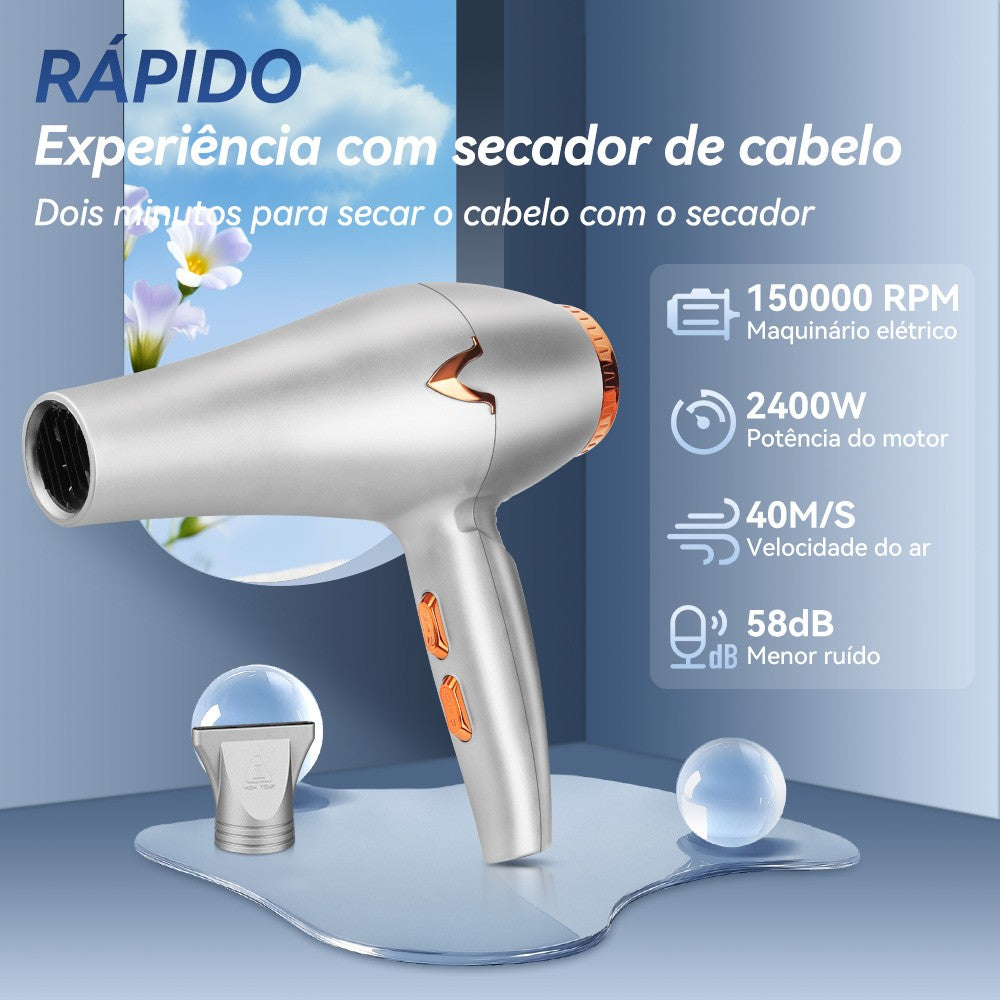 Secador de cabelo profissional 2400W