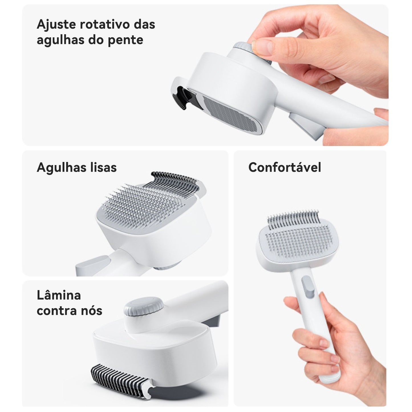 Pente removedor de pelos