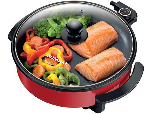 Panela Elétrica Multifuncional Grill Redonda - 220V