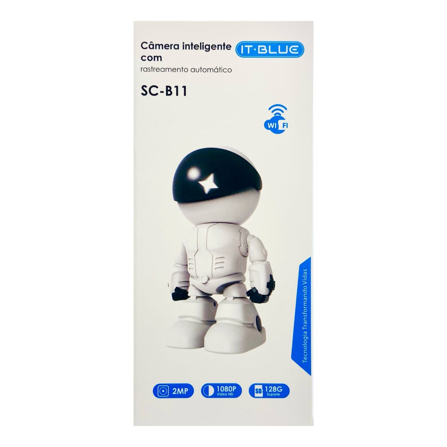 Câmera IT Blue Astronauta Visão Noturna 360º WiFi SC-B11